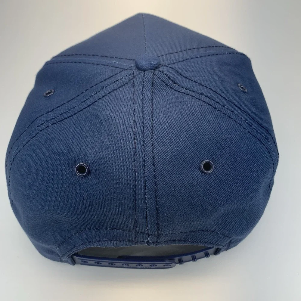 Vintage Walmart Supercenter Trucker Hat Blue Snapback Paramount Cap Made in USA